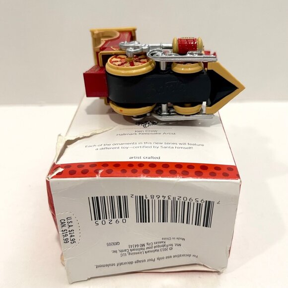 Hallmark 2013 Keepsake Ornament Santa Certified Train Engine - Picture 4 of 5